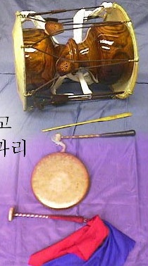 Корейские народные барабаны
